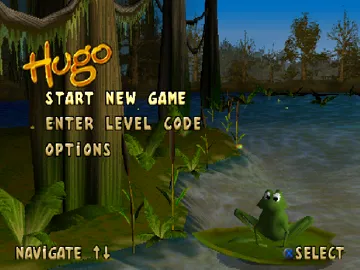 Hugo - Frog Fighter (FR) screen shot title